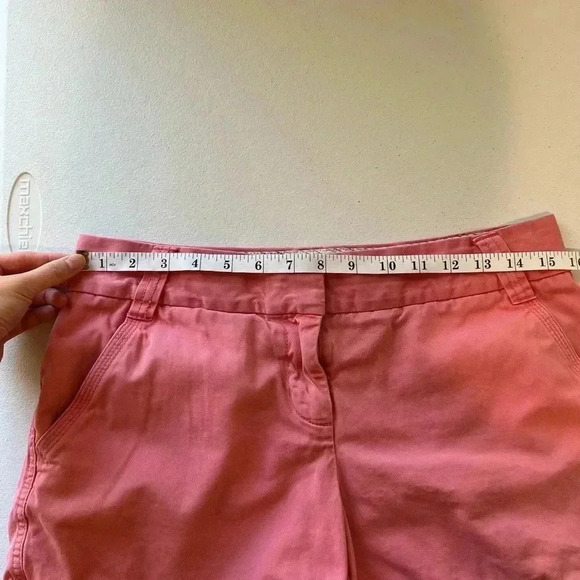 J Crew Women’s Pink Chino Shorts Size 6 Flat Front Casual Summer Short - Picture 4 of 4